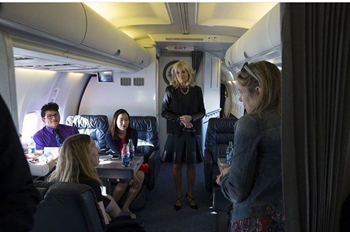 NMSI Students Arrive in Style with Second Lady of the United States image