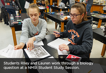 Students at Study Session