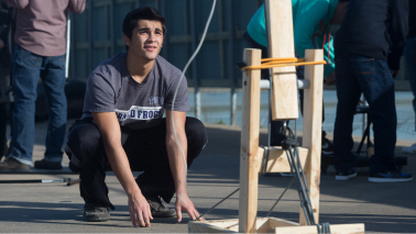 Challenging a learner in STEM with a hands-on outdoor STEM project